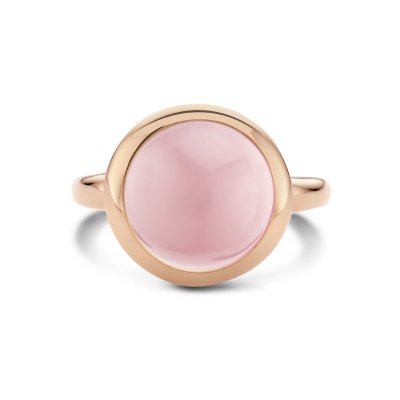 Ring roze kwarts 6.64ct