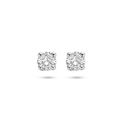 Oorknoppen made diamond 0.50ct (2x 0.25ct) h si