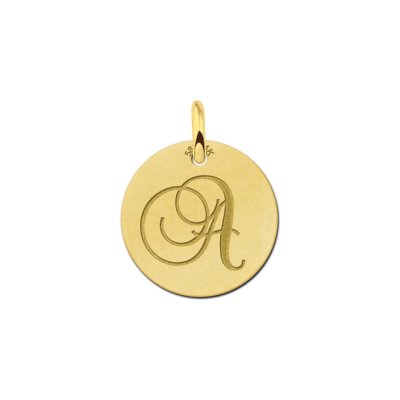 Letter ketting rond sierletter goud