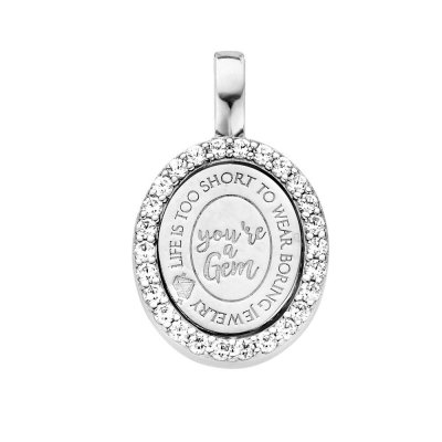 Mi Moneda Vintage Brooklyn Pendant Silver