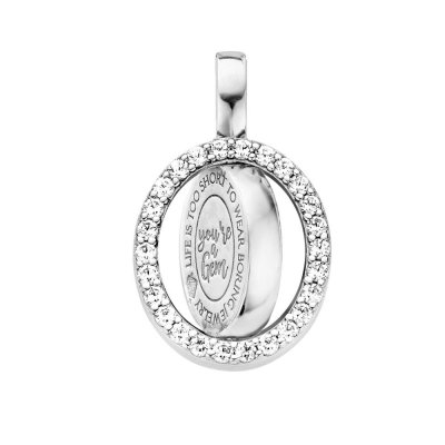 Mi Moneda Vintage Brooklyn Pendant Silver