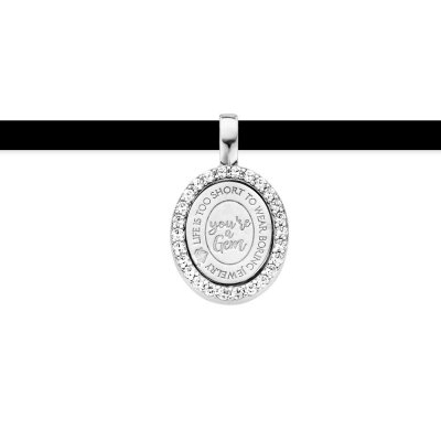 Mi Moneda Vintage Brooklyn Pendant Silver
