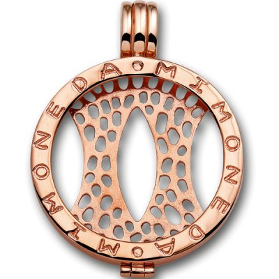 Mi Moneda Pendant Roségold Plated M