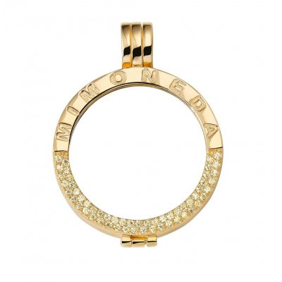 Mi Moneda Pendant Gold Plated M