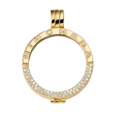 Mi Moneda Pendant Gold Plated M