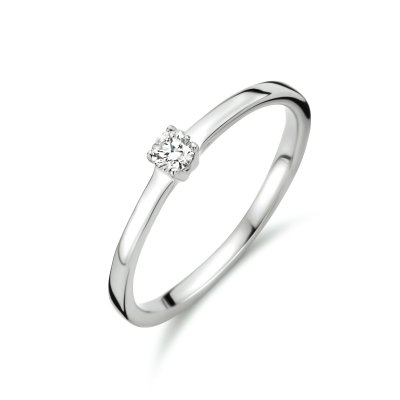 Ring diamant 0.10ct h si