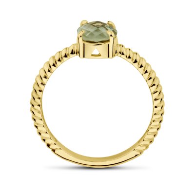 Ring groen amethist