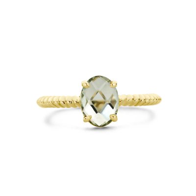 Ring groen amethist