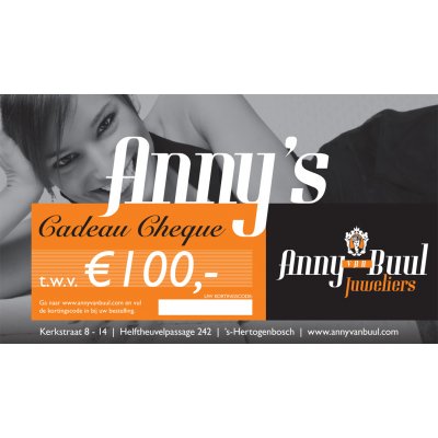 Cadeaubon 100 euro