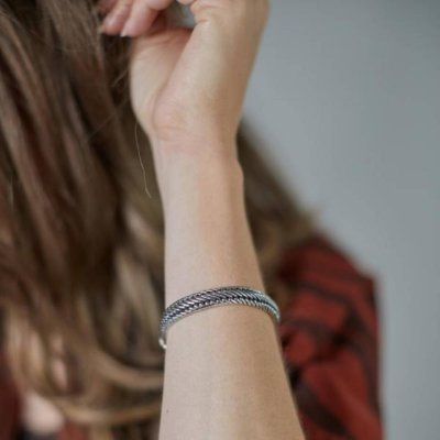 Silk armband 743 19cm 9mm SLK-74319