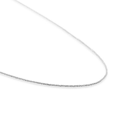 Criss Cross Chain Silver