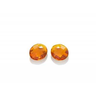 Sparkling jewels  Earstones smal oval Facet Citrine quartz EAGEM38-SO