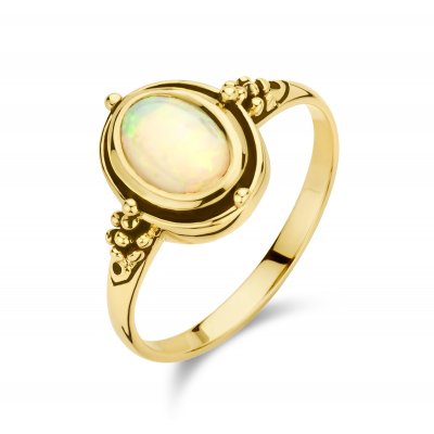 Vintage ring opaal oxi