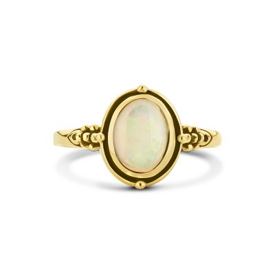 Vintage ring opaal oxi