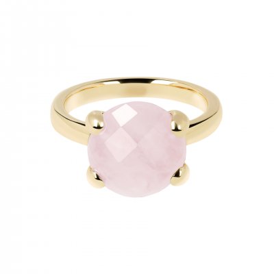 Felicia Cocktail Ring Rose Quartz