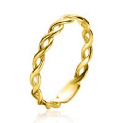 ZGR367-54 ZINZI Gold ring infi