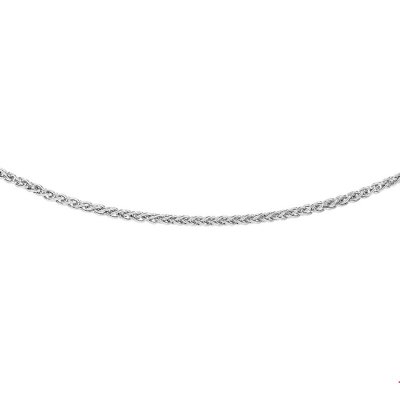 Zilver gerhodineerde collier