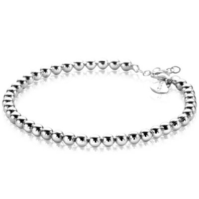 zilveren armband bolletjes